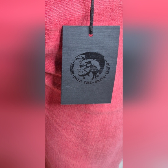 Diesel Men's Bold Red Skinny Jeans - Picture 8 of 15